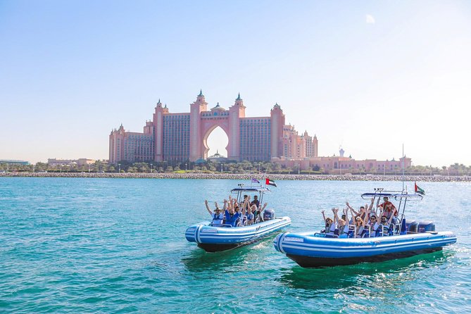 Speedboat Tour: Marina, Atlantis, Palm & Burj Al Arab…